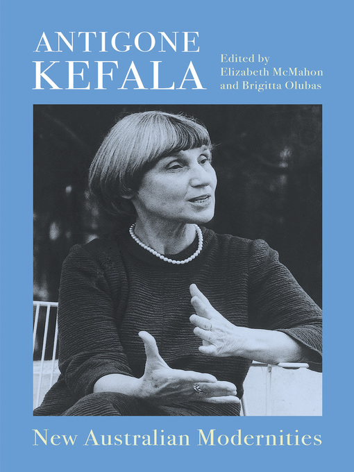 Title details for Antigone Kefala by Elizabeth McMahon - Available